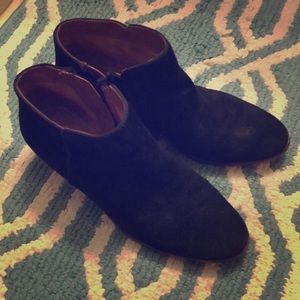 Sam Edelman Suede Black Booties